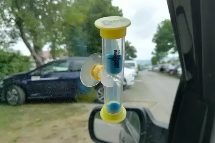 So sehen die Parksanduhren in Kirchheim aus.