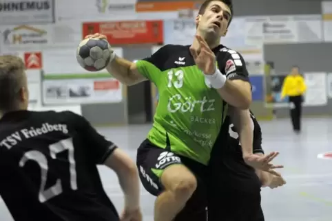 Jonas Kupijai (hier in einem Spiel gegen den TSV Friedberg aus dem Jahr 2014) will die Bedeutung des Derbys gegen die TSG Haßloc