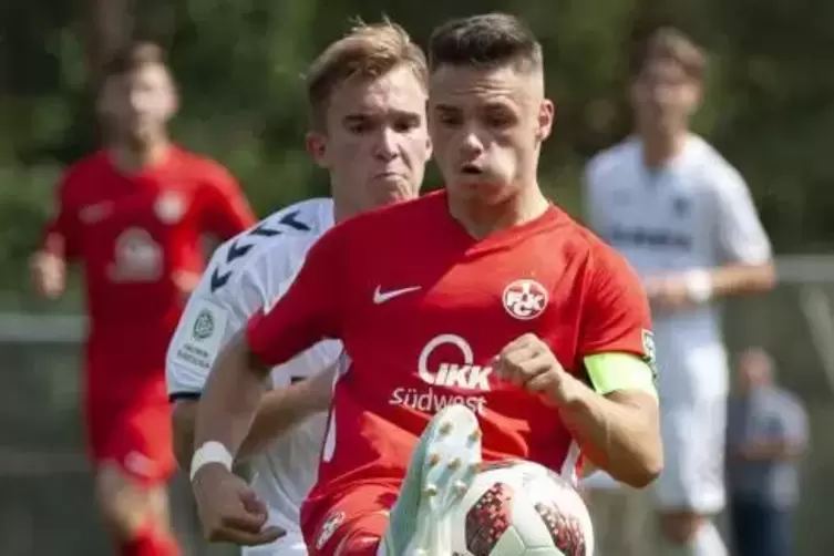 Der gesperrte Kapitän der FCK-A-Junioren: Robin Kölle.