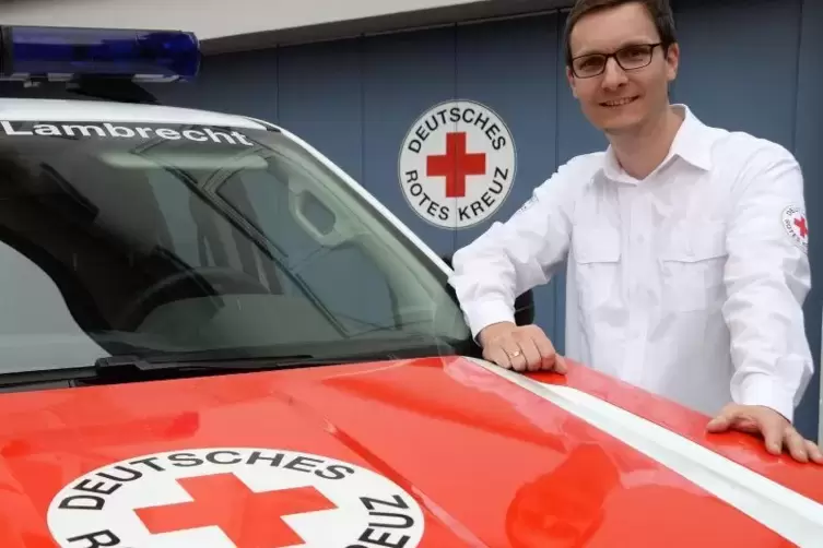 Christian Astor, der Vorsitzende des DRK-Ortsvereins Lambrecht, kümmert sich um die Organisation der Blutspendetermine.