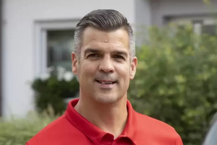 Knut Herbert, der Trainer des SV Steinwenden II.