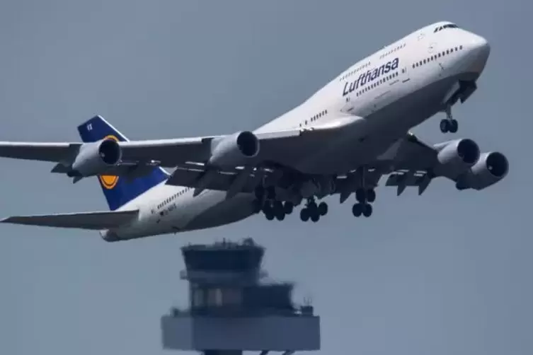Eine Boeing 747 der Lufthansa. 