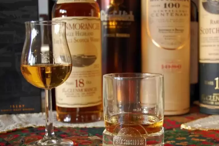 Ein Whisky-Tasting steht auch auf dem Programm.