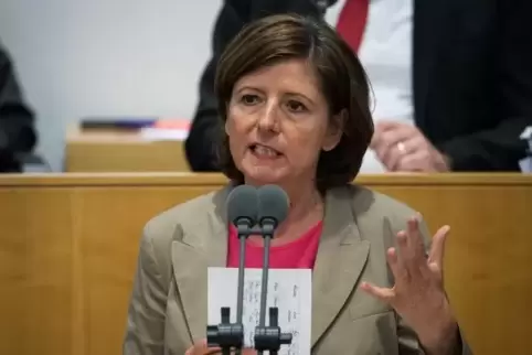 Malu Dreyer im Mainzer Landtag.