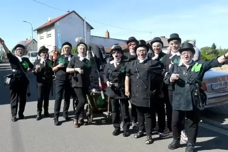 Die Gl&uuml;cksbringer sind ebenfalls unterwegs gewesen.