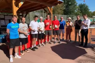 Viel Applaus gab’s für die Sieger der Herren-Doppelkonkurrenzen.