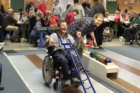 Die Freude, eine Herausforderung gemeistert zu haben, ist riesig bei den Special-Olympics-Teilnehmern. Es geht bei den Wettkämpf