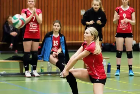 Eine der wenigen erfahrenen Spielerinnen im Team von Verbandsliga-Absteiger SG Waldfischbach: Natalie von Gerichten.