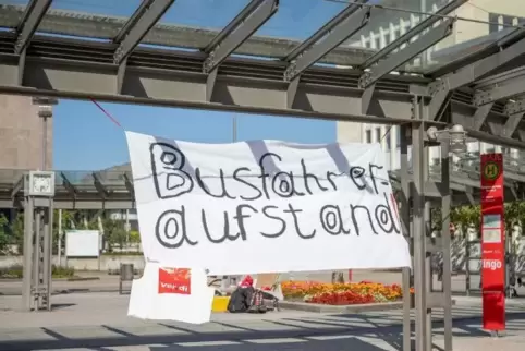 Busfahreraufstand in St. Ingbert und Bexbach.
