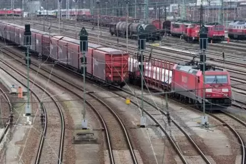Zurzeit rollen vermehrt Güterzüge durch Germersheim.