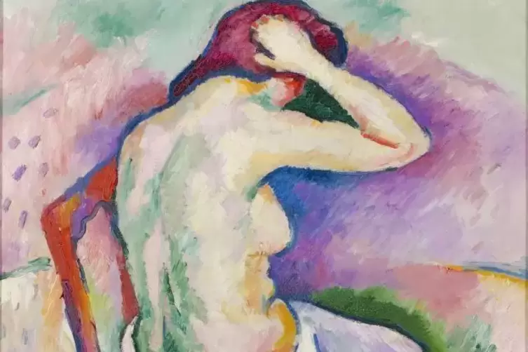 Noch ein R&uuml;ckenakt aus 1906: von Georges Braque