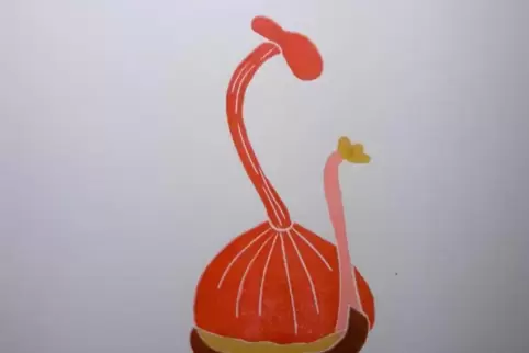 Ist es ein Tier? Oder eine Pflanze? Hedda Wilms erklärt am Wochenende ihre Grafiken.