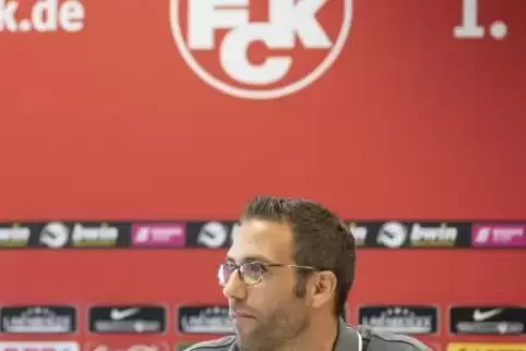 Auf zur Grünwalder Straße: FCK-Trainer Boris Schommers.