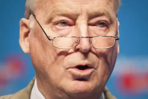 Der Kampf gegen Klimaschutzmaßnahmen gehört nun zum Markenkern der AfD: Alexander Gauland.