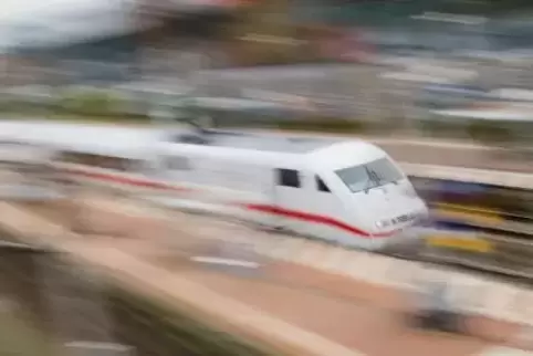 Der Fahrzeugführer des ICE erlitt einen Schock. 