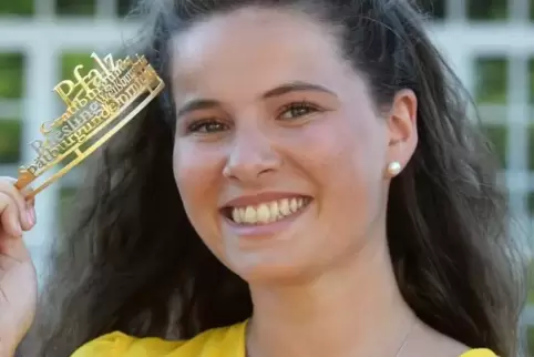 Tamara Fränzle greift im Oktober nach der Krone der Weinkönigin.