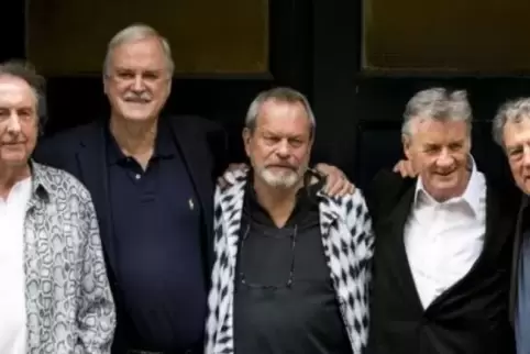 Coole Truppe: Eric Idle, John Cleese, Terry Gilliam, Michael Palin Terry Jones, 2014.