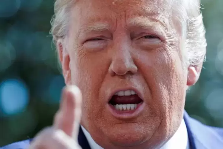 Harte Haltung gegen Peking: US-Präsident Donald Trump (73).