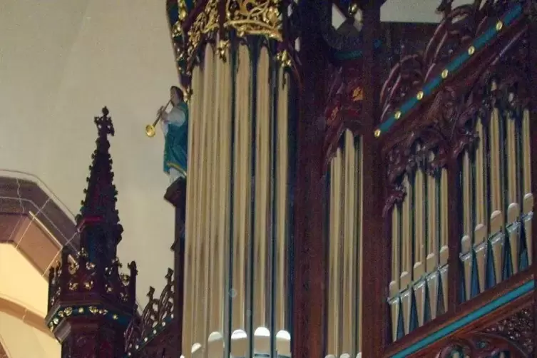 Eines der bedeutendsten Instrumente in Kaiserslautern: die Klais-Orgel in der Kirche St. Maria.