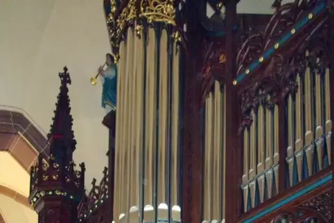 Eines der bedeutendsten Instrumente in Kaiserslautern: die Klais-Orgel in der Kirche St. Maria.