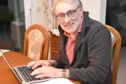 Austin Bovenizer, Vorsitzender der „Irish Palatine Association“, hat in Assenheim die Reise der 40 Iren geplant, die im kommende