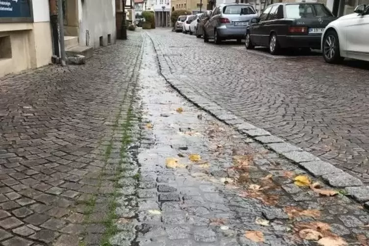 Erh&auml;lt f&uuml;r 4500 Euro eine Querung: der Wasserlauf in der Innenstadt.
