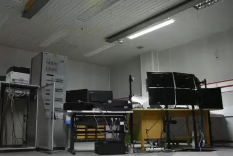 Ein Teil des Rechenzentrum in dem Bunker.