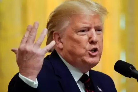 US-Präsident Donald Trump droht wegen der Ukraine-Affäre ein Amtsenthebungsverfahren.