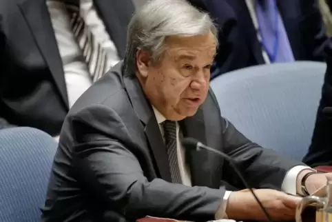 Warnt eindringlich vor der Handlungsunfähigkeit der UN: Generalsekretär António Guterres.