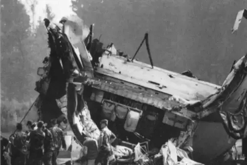 Als 1990 eine Galaxy kurz nach dem Start auf der US-Airbase Ramstein abstürzt, sterben 13 Menschen.