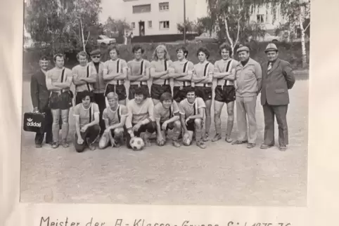In der Spielzeit 1975/76 wurde der TuS Rimschweiler Meister der A-Klasse Süd.