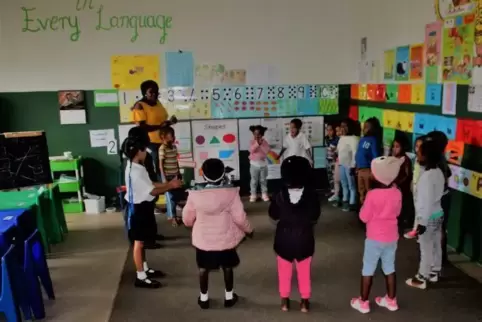 Unterricht: Die Klassen sind deutlich kleiner als in staatlichen südafrikanischen Schulen.