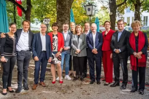 Die SPD-Kandidaten für den Parteivorsitz am Samstag bei der letzten Regionalkonferenz in München.