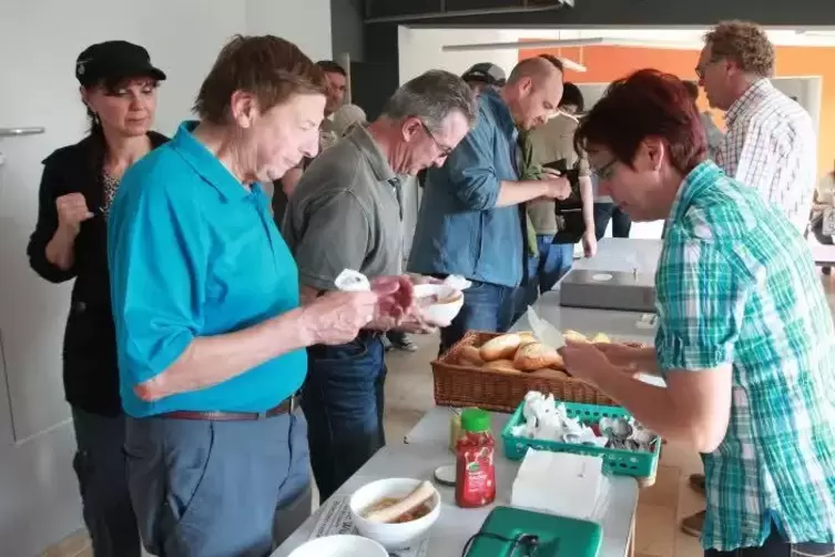 Verpflegung f&uuml;r die Hungermarschierer.