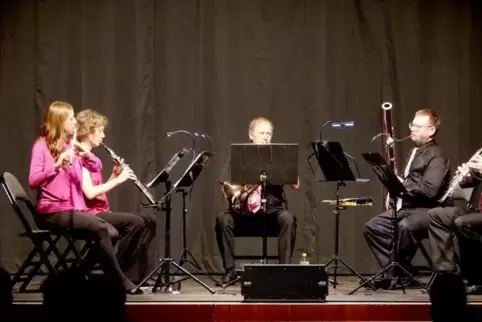 Holten die unterschiedlichsten Laute aus ihren Instrumenten: Die Musiker von „Nimm 5“.