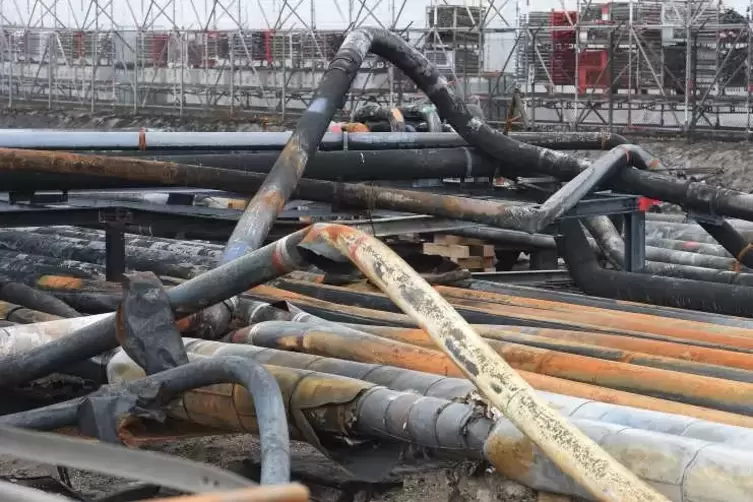 Die Wucht der Explosionen warf die Pipelines durcheinander.