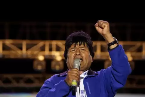 Seit 2005 im Amt: Evo Morales.