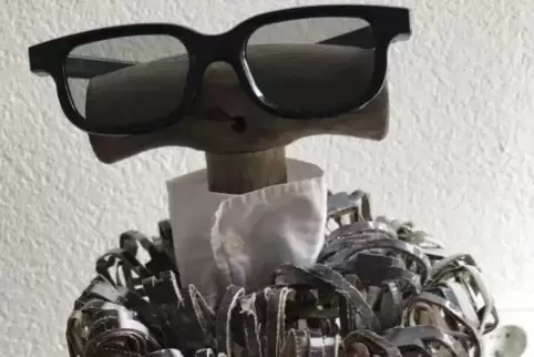 Tine Klimeks „Hommage an Karl“ in einem noch unvollendeten Zustand.