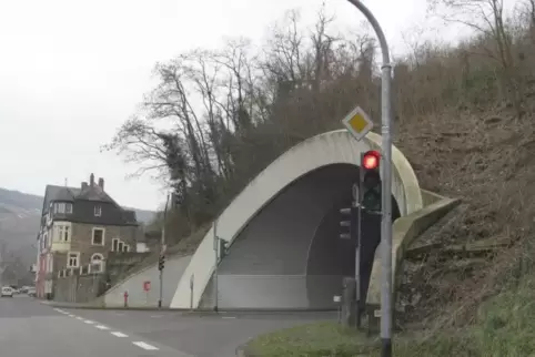 Der Burgbergtunnel.
