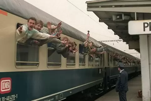 Die Fahrt der Prager Botschaftsflüchtlinge gibt dem Film „Zug in die Freiheit“ den Namen.