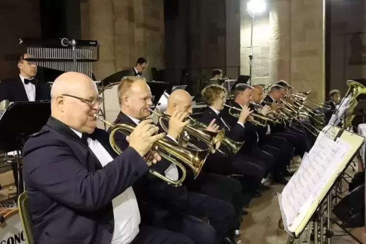 Trompeten des Landespolizeiorchesters.