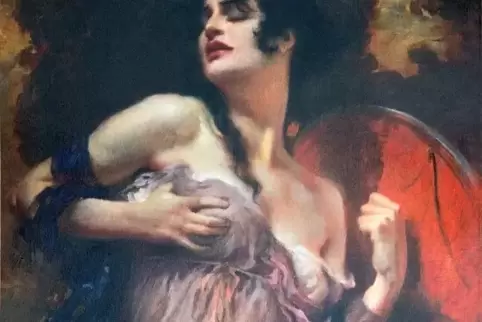 Leopold Schmutzler: „Amazone“, Ölgemälde, aus der Sammlung von Gerd und Karola Steuer.
