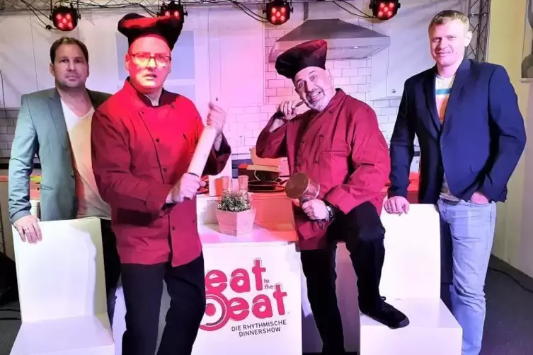 Die Macher von Eat to the Beat: Patrick Strese, Stefan Cerin, Ricardo Espinosa und Marc Fehlinger.