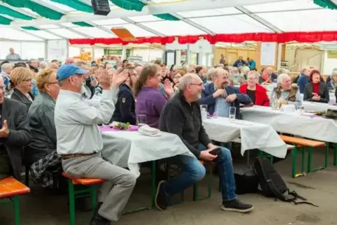 Das Winzerfest in Bockenheim verlief für die Einsatzkräfte der Polizei ruhigt. Foto: Petra Tilkeridis