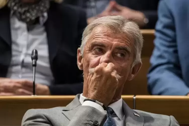 Die &uuml;brigen Fraktionen warfen der AfD &ndash; hier ihr Fraktionschef Uwe Junge &ndash; vor, dass in ihrer Partei judenfeindliche Positionen 