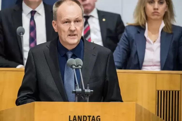 Der AfD-Abgeordnete Timo B&ouml;hme erwiderte: Antisemitismus gebe es auch mit islamistischem oder linkem Hintergrund.