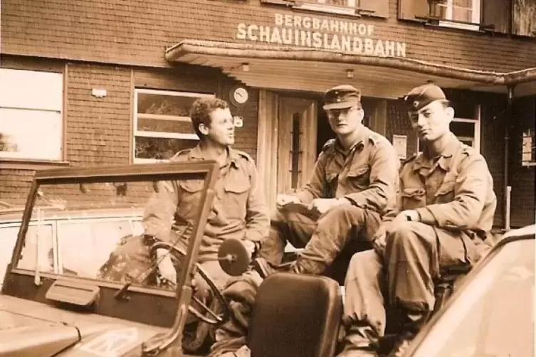 1968 machten die Soldaten einen Ausflug zum Schauinsland im Schwarzwald.