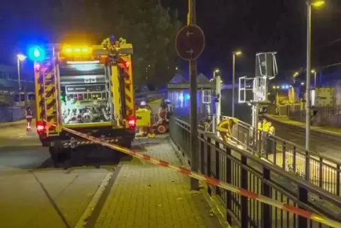 Der Unfall ereignete sich an einer Haltestelle in Bruchsal.