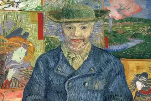Viele Werke Vincent Van Goghs zeigen im Stil oder wie hier bei dem 1887 entstandenen Portrait von Père Tanguy sogar bis ins Moti