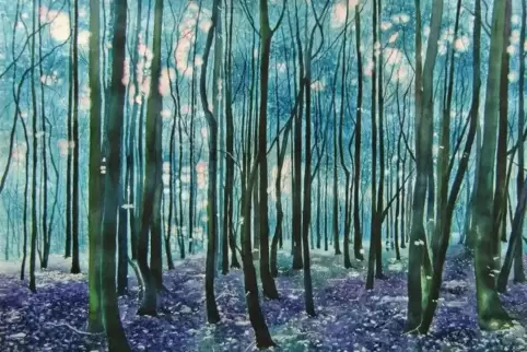 Detlev Bucks: Off the beaten track, Aquarell, 56x76 Zentimeter.